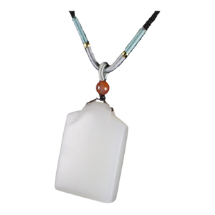 玉缘和田玉吊坠和田玉白玉平安无事牌白度好玉质温润细腻干净精美