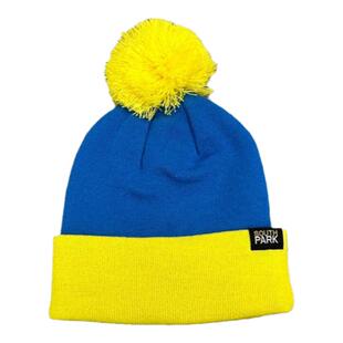 外贸出口SOUTH PARK男女毛球针织帽秋冬时尚拼色南方公园滑雪冷帽