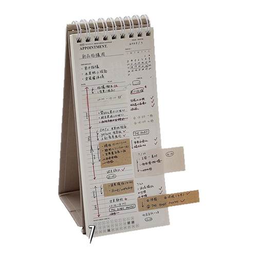 简约台历式月计划本ins学生用办公工作日程本diy时间管理备忘本子