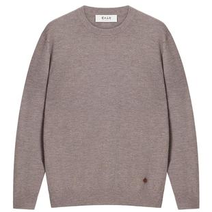 【精纺】鄂尔多斯1980 男装圆领羊绒衫25秋冬新品轻薄保暖套衫