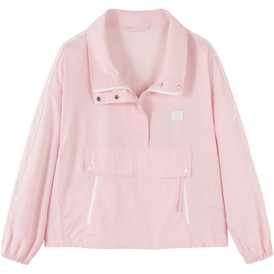 urlazh/有兰糖果粉休闲运动上衣