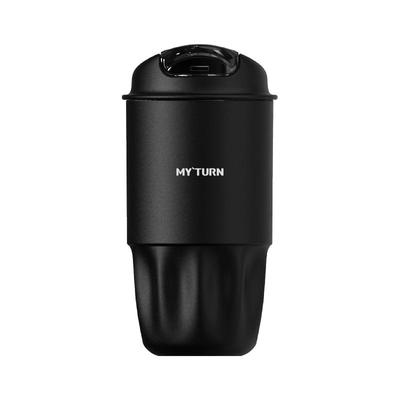 麦田的芽不锈钢纯黑咖啡随行杯