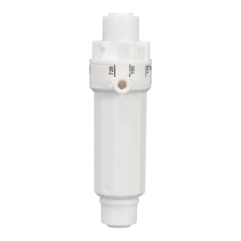 NY南洋可调废水比净水器配件2分快插接口废水流量调节阀门通用件