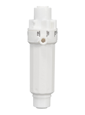 NY南洋可调废水比净水器配件2分快插接口废水流量调节阀门通用件