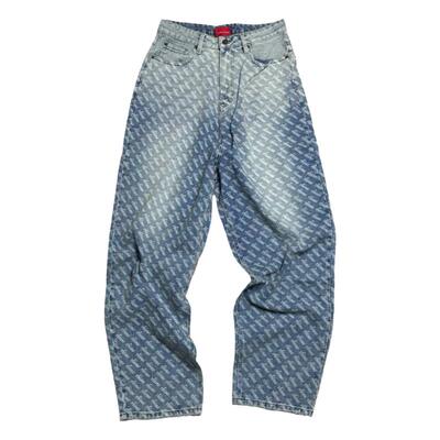RHIME USA 23FW Seconds Into The Future Denim Pants蓝色牛仔裤