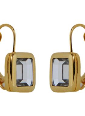 vnjewelry复古方糖小众设计耳钉
