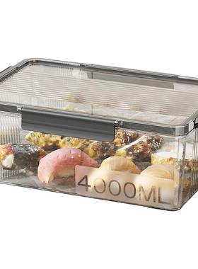 食品级保鲜盒冰箱专用收纳盒冷冻带盖水果便当密封盒饭盒子罐冷藏