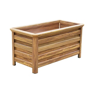 定制加厚铝合金花箱户外组合庭院花盆种菜阳台种植箱花槽道路花箱