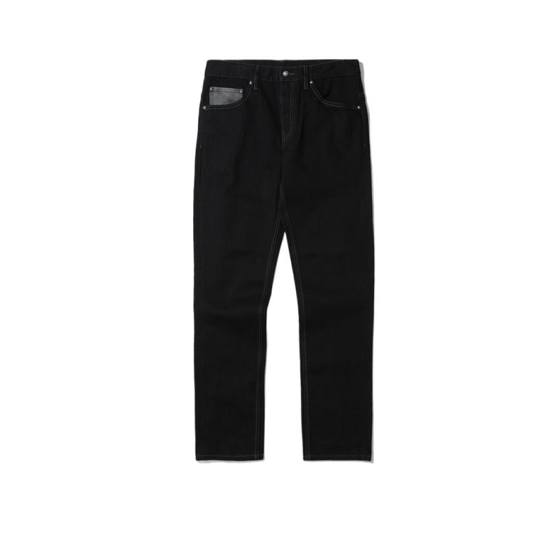猿人徽标扣牛仔裤BAPE