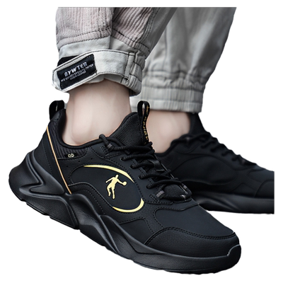 乔丹运动男鞋皮面防水