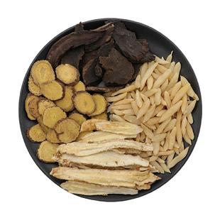 玄参麦冬桔梗生甘草各3g克元参喉咙嗓子茶中药材玄麦甘桔柑橘茶汤