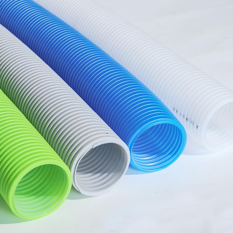 阻燃PE新风管新风系统pe管道新风管软管隔音波纹管新风管道配件