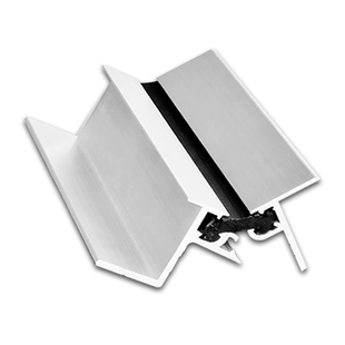 房车铝合金橡胶铰链舱门防水铝铰链客车行李舱密封橡胶铝合页