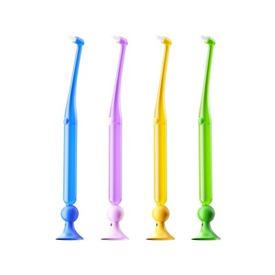 德国品质单束头正畸牙刷矫正牙套专用种植牙智齿软毛青少年小头刷