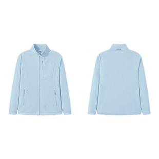 拓路者冲锋衣抓绒衣内胆夹克男士立领前胸拉链口袋保暖摇粒绒外套