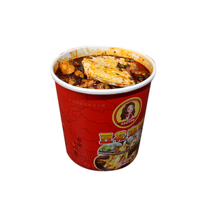 【含豆花桶装】凤翔豆花泡馍美食免煮速食冲泡陕西宝鸡西安小吃