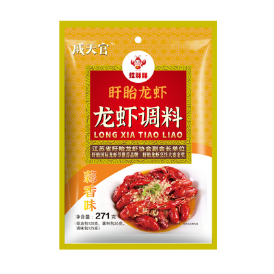 戚天官盱眙小龙虾调料蒜香味271g