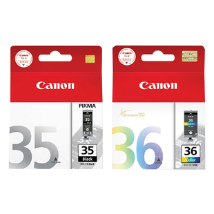 佳能原装TR160墨盒正品PGI-35黑色CLI-36彩色墨盒佳能IP100墨盒IP110打印机TR150便携打印机墨水