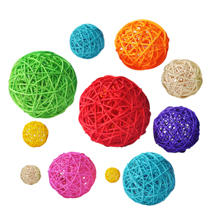 金色花材福桶冬青果藤球过年年宵金色花材花艺挂饰 银杏扇叶