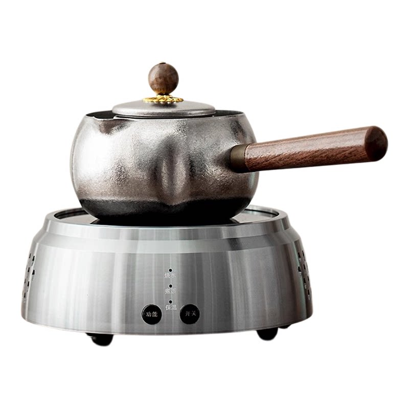日式侧把壶纯钛泡茶器套装
