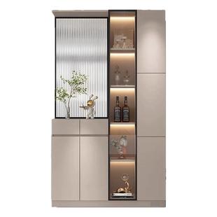 入户玄关柜鞋柜一体客厅正对门家用实木屏风柜简约酒柜定制隔断柜