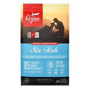 【自营】Orijen/渴望成幼犬六种鱼犬粮美毛11.4kg【临期26/10】