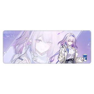 桌垫鼠标垫崩铁白厄遐蝶超大号锁边加厚防滑键盘垫可定制电脑桌垫