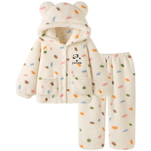 【捡漏】珊瑚绒睡衣冬季女款柔软加厚保暖家居服冬天大码男款套装