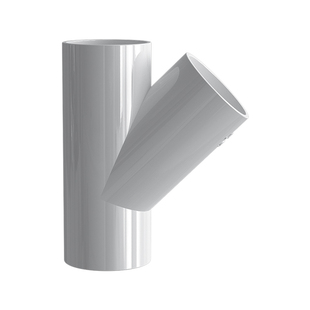 PVCY型斜三通接头给水管塑料人字管配件管件4分6分1寸20 25 32mm