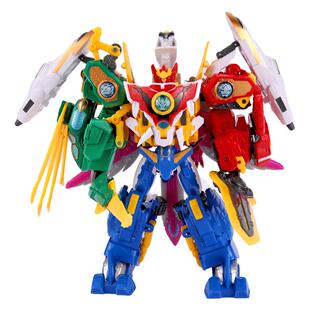 神兽金刚4邦宝历险记玩具6合体变形机器人玩具青龙雄狮独角兽金刚