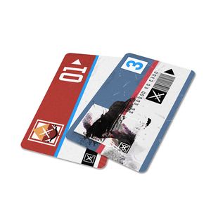 暗区突围蓝卡门禁卡贴钥匙卡公交饭卡贴纸游戏周边道具可来图定制