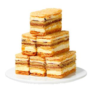MCT魔芋夹心拿破仑蛋糕千层酥0添蔗糖低面包早代餐卡零食甜品