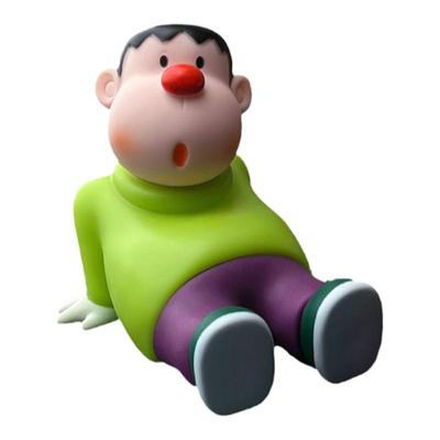 站了这么久终于坐下了胖虎摆件