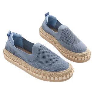 Z670夏季女鞋2023新款懒人休闲布鞋潮流渔夫鞋女两穿透气帆布鞋