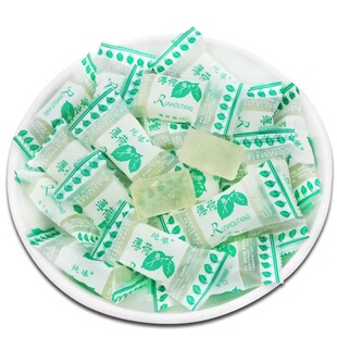 老式薄荷糖清凉润喉糖散装薄荷味硬糖酒店饭店宾馆前台招待糖果