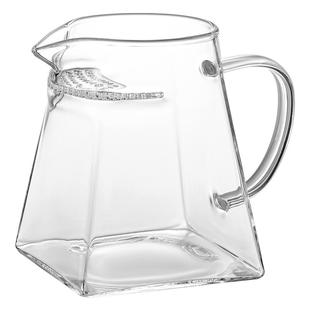 2025新款公道杯玻璃绿茶泡茶器杯月牙过滤网茶漏一体茶具专用高档