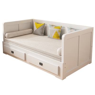 实木沙发床简易伸缩两用