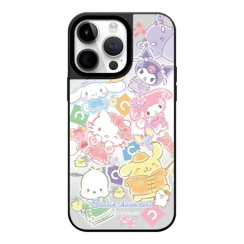 三丽鸥KT猫春日游园会适用于iphone苹果17 16Pro Max手机壳iPhone12 13 14 15Pro/plus防摔Air磁吸11保护套