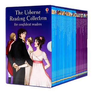 Usborne 我的第四个图书馆40册 Reading Collection for Confident Readers  英文原版绘本 分级阅读绘本礼盒装 故事图画书 章节书