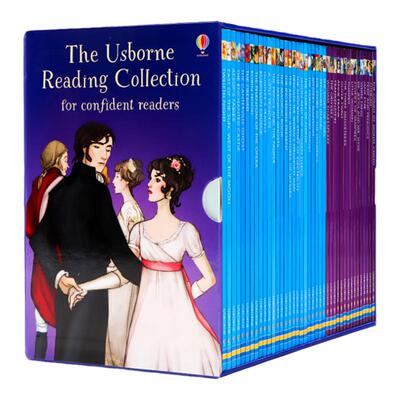 Usborne 我的第四个图书馆40册 Reading Collection for Confident Readers  英文原版绘本 分级阅读绘本礼盒装 故事图画书 章节书