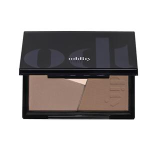 oddity不显脏三色修容盘一体盘灰棕鼻影哑光高光提亮新手初学阴影