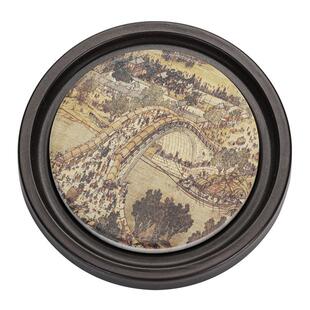 蕴华堂 电木速干吸水茶杯垫家用隔热垫茶托复古功夫茶具茶道配件