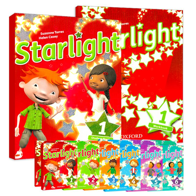 【自营】进口图书starlight教材牛津少儿英语新版牛津星光英语oxford starlight123456级小学英语教材英文美式发音剑桥YLE等级考试