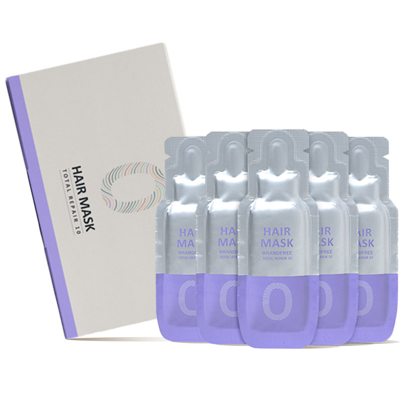 日本Brandfree发膜修复干枯补水护发素女柔顺顺滑官方正品10g*5片