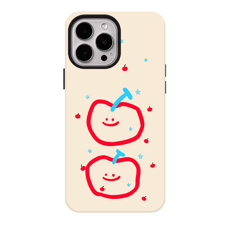 线条红苹果适用苹果17promax手机壳iphone16pro菲林磁吸支架个性华为P80小米15小众vivo防摔保护壳oppo简约款