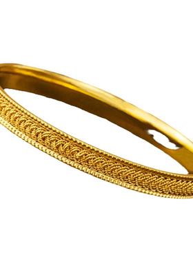 古法麻花手镯均码复古情人节礼物