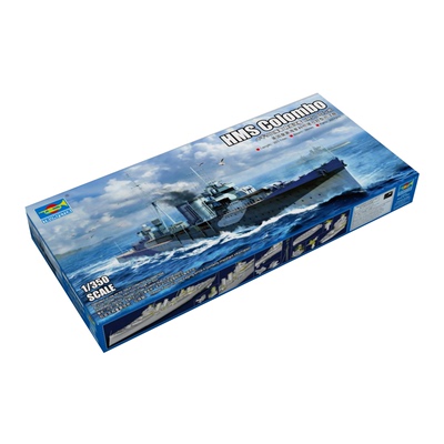 小号手科伦坡号巡洋舰拼装模型