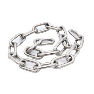 短环链条304不锈钢吊牌晾衣承重长环链子宠物狗牵引绳子链条带子