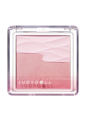 高级清透感！Judydoll橘朵水缎光腮红双色盘提亮膨胀色日常元气