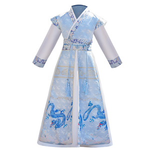 男童汉服2025新款春秋装男孩中式服装国风儿童唐装古风古装演出服